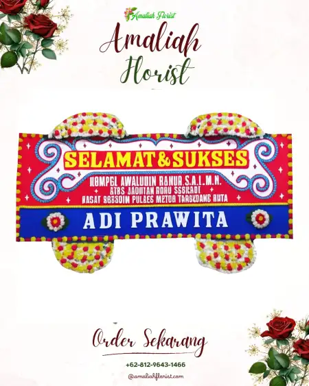 Papan Bunga Ucapan Selamat bantarkalong